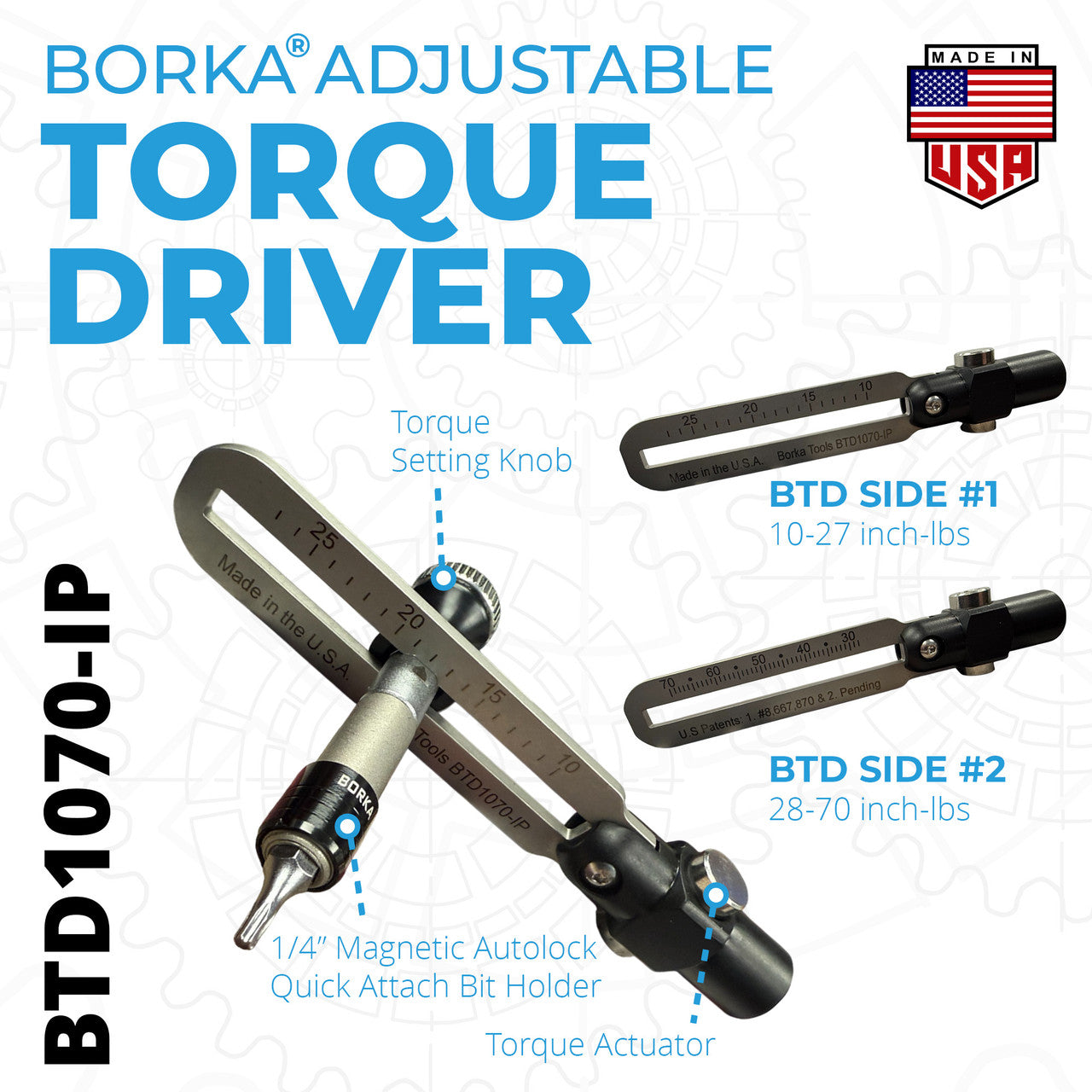 Borka® Standard Configuration Precision Torque Kit (BTK-ST)